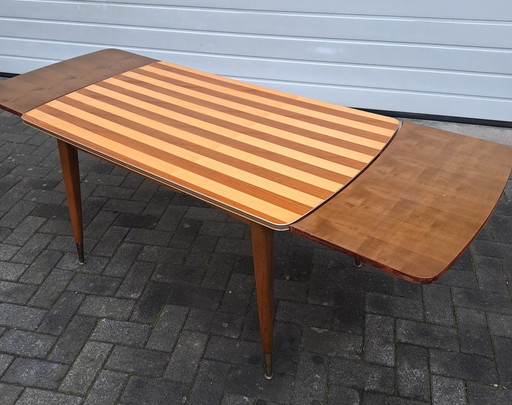 Vintage salontafel Salontafel uitschuifbaar jaren 50 60