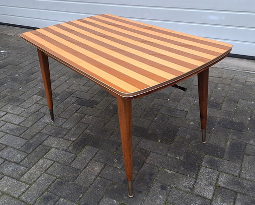 Vintage salontafel Salontafel uitschuifbaar jaren 50 60