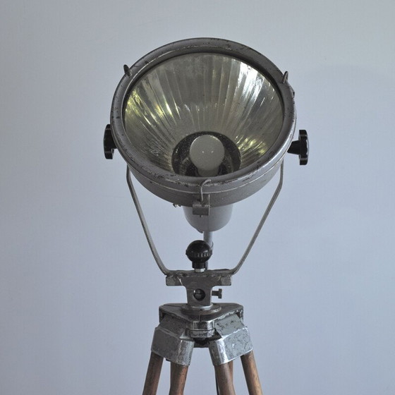 Image 1 of Vintage industriële metalen projector van Schaco, 1930