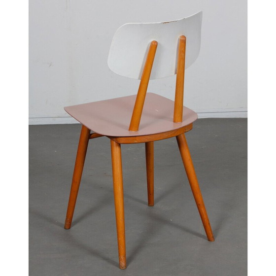 Image 1 of Set van 4 vintage houten stoelen voor Ton, Tsjecho-Slowakije 1960
