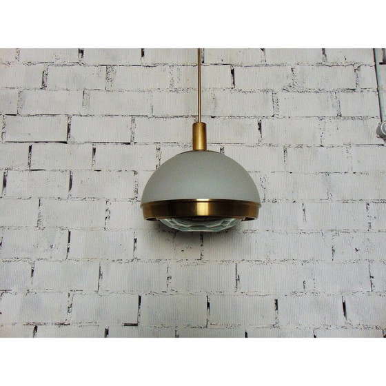 Image 1 of Vintage aluminium en glazen hanglamp van Pia Crippa Guidetti, jaren 1960