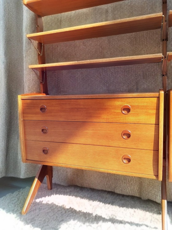 Image 1 of Ergo Vrijstaand Teak Kabinet, Vintage Scandinavisch 1960S