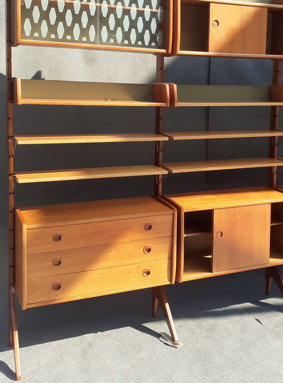 Image 1 of Ergo Vrijstaand Teak Kabinet, Vintage Scandinavisch 1960S