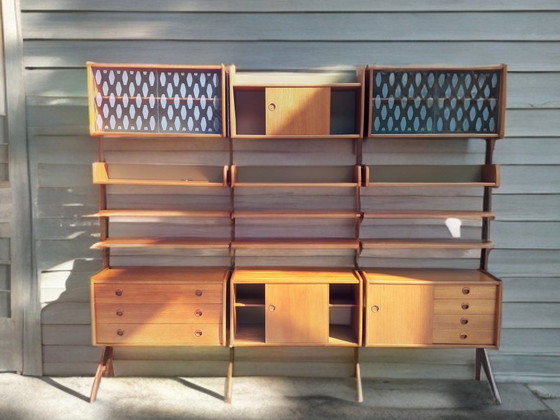 Image 1 of Ergo Vrijstaand Teak Kabinet, Vintage Scandinavisch 1960S