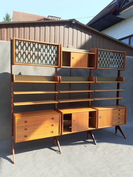 Image 1 of Ergo Vrijstaand Teak Kabinet, Vintage Scandinavisch 1960S