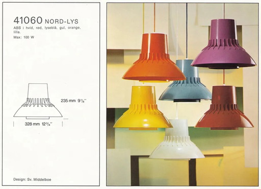 2x Nordic Solar by Sven Middelboe hanglamp