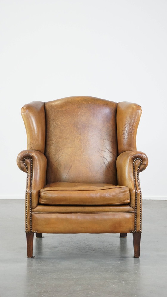 Image 1 of Schapenleren Oorfauteuil 