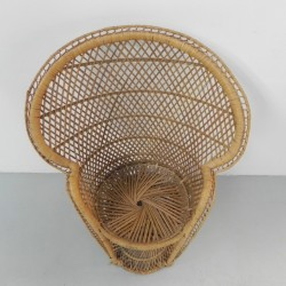 Image 1 of Vintage rotan en bamboe 'Emmanuelle' stoel