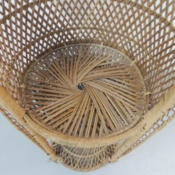 Image 1 of Vintage rotan en bamboe 'Emmanuelle' stoel