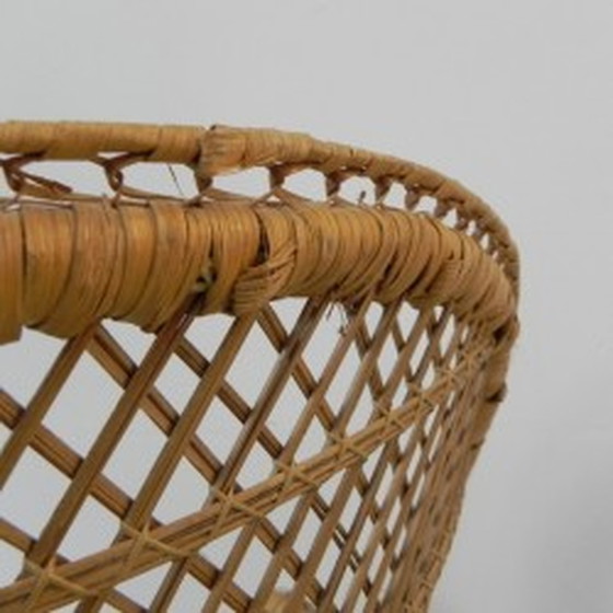 Image 1 of Vintage rotan en bamboe 'Emmanuelle' stoel