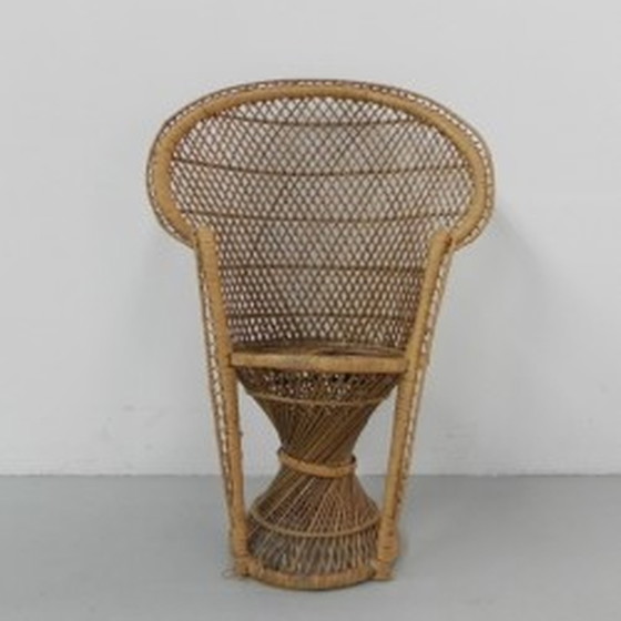 Image 1 of Vintage rotan en bamboe 'Emmanuelle' stoel