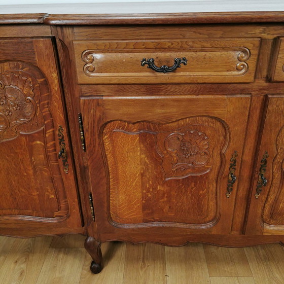 Image 1 of Vintage Louis Xv Wandkast, Buffetkast, Dressoir Ladekast