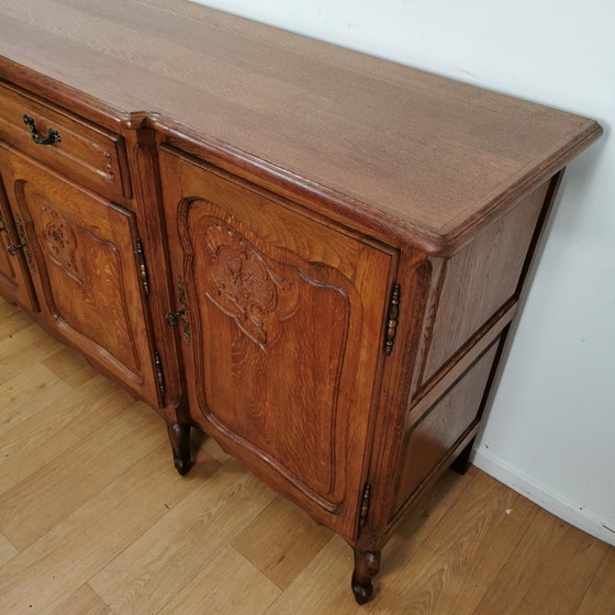 Image 1 of Vintage Louis Xv Wandkast, Buffetkast, Dressoir Ladekast