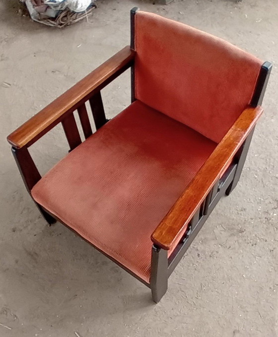 Image 1 of Amsterdamse School Fauteuil