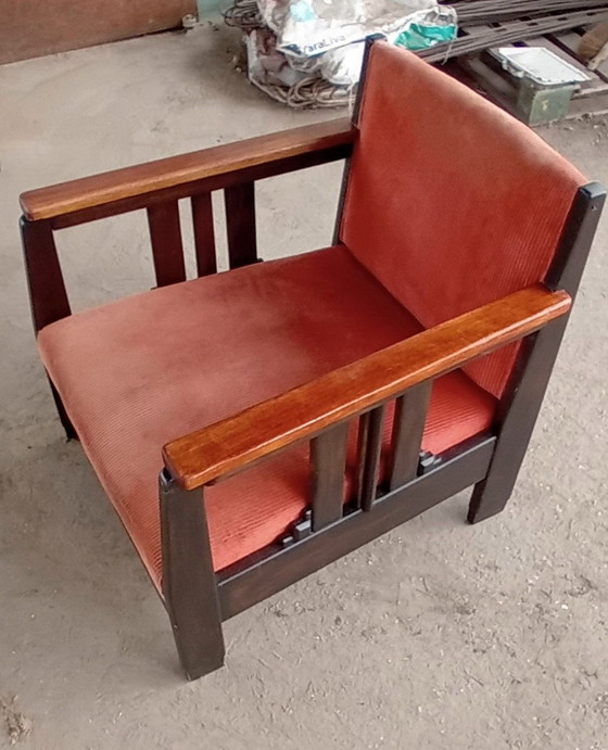 Image 1 of Amsterdamse School Fauteuil