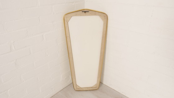 Image 1 of Vintage spiegel | Messing | 79 cm