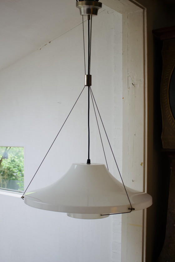 Image 1 of Vintage kunststof hanglamp