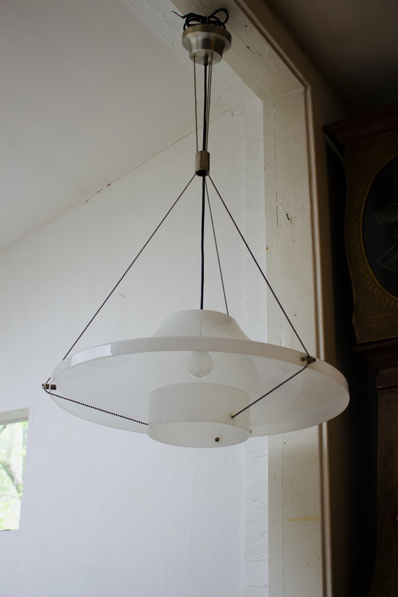 Image 1 of Vintage kunststof hanglamp