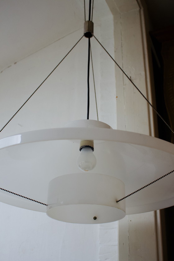 Image 1 of Vintage kunststof hanglamp