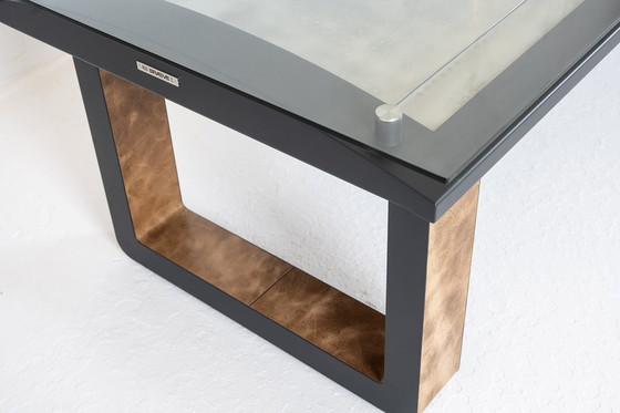 Image 1 of Braeve Design Eettafel/Bureau Gemaakt Van Vliegtuigpaneel