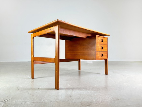 Image 1 of Mid Century bureau Gasvig Mobler Teakhout