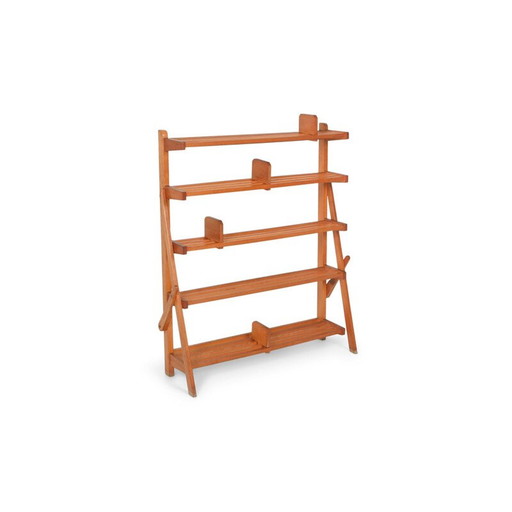 Vintage rekkensysteem met verstelbare boekensteunen, Zweden 1960