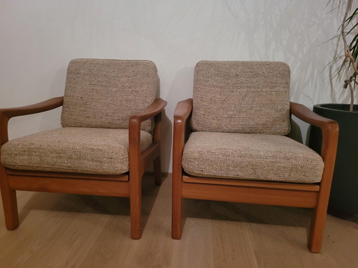 2x Juul Kristensen fauteuil