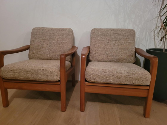 Image 1 of 2x Juul Kristensen fauteuil