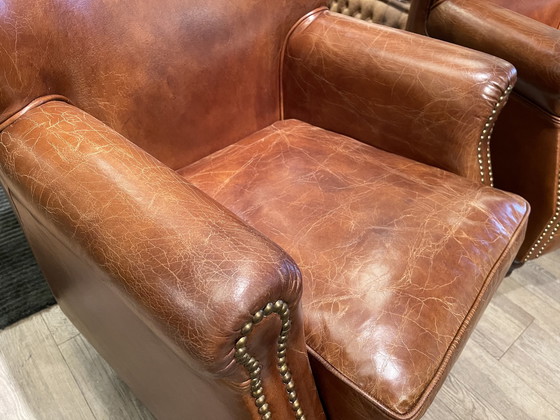 Image 1 of 2x Chesterfield Tub fauteuil