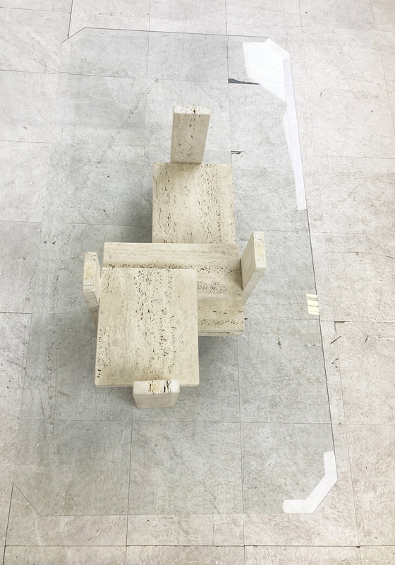 Image 1 of Vintage architectonische salontafel