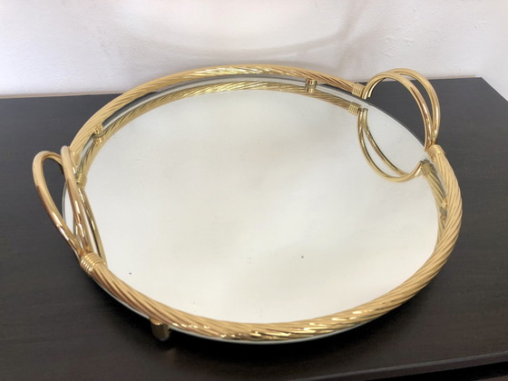 Image 1 of Vintage spiegel dienblad