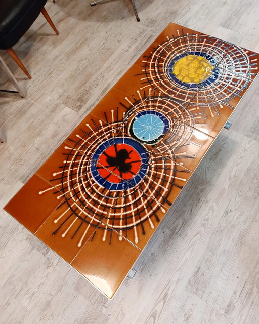 Vintage Belarti tegel salontafel