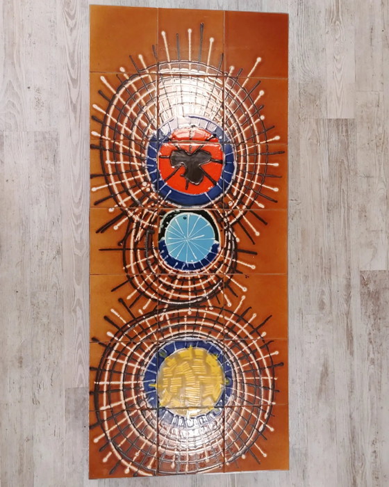 Image 1 of Vintage Belarti tegel salontafel