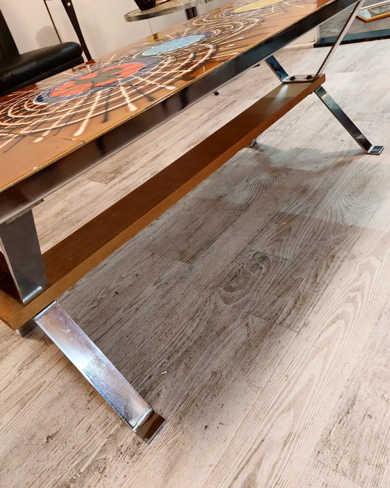 Image 1 of Vintage Belarti tegel salontafel