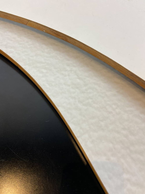 Image 1 of 3x Vintage waaiervormige nesting bijzettafel