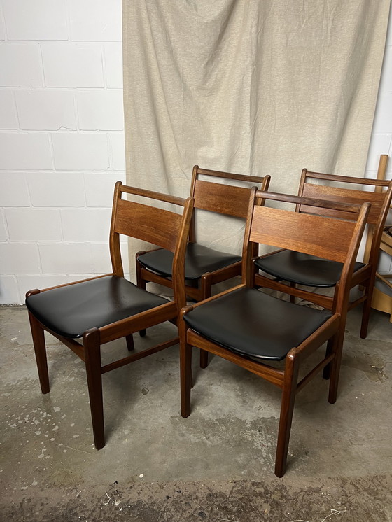 Image 1 of 4x Vintage stoel