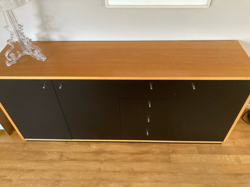 Pastoe dressoir L160 beuken/zwart