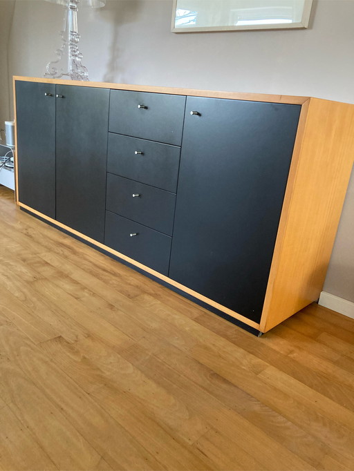 Pastoe dressoir L160 beuken/zwart