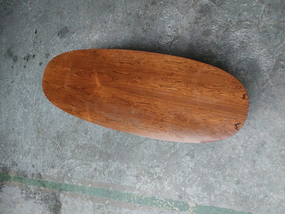 Image 1 of mid-century ovale coffee table 