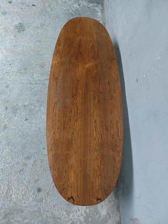 Image 1 of mid-century ovale coffee table 