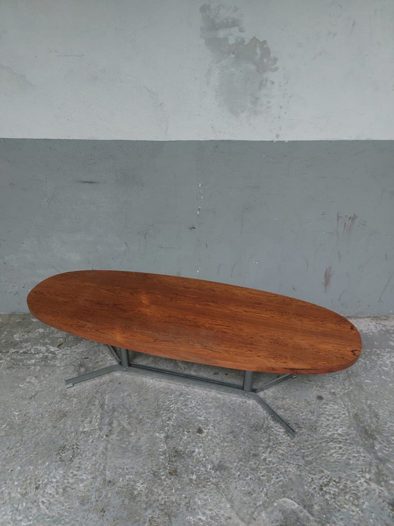 Image 1 of mid-century ovale coffee table 