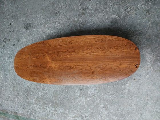 Image 1 of mid-century ovale coffee table 