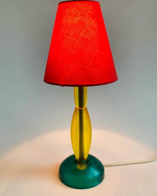 Vintage memphis stijl lamp