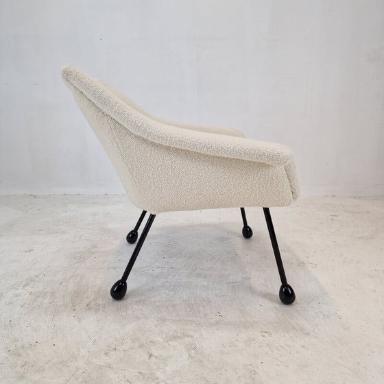 Image 1 of Mid century Italiaanse wollen fauteuil, 1960