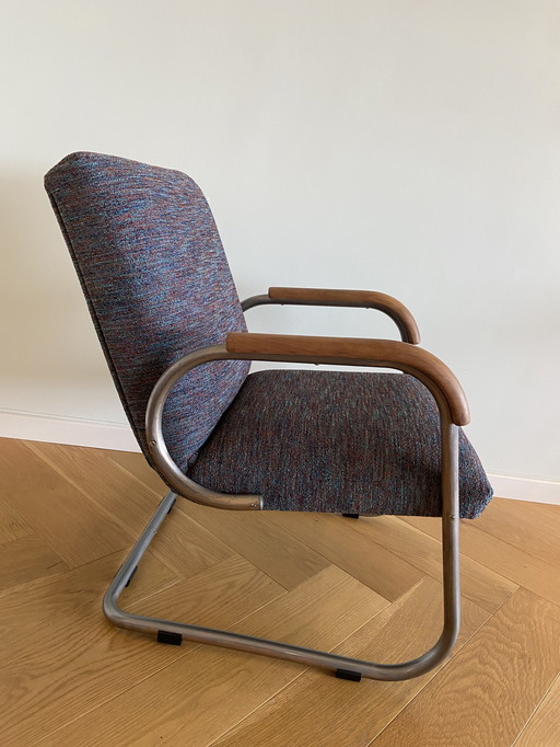 Vintage Fauteuil Tubular Steel 1920-1949