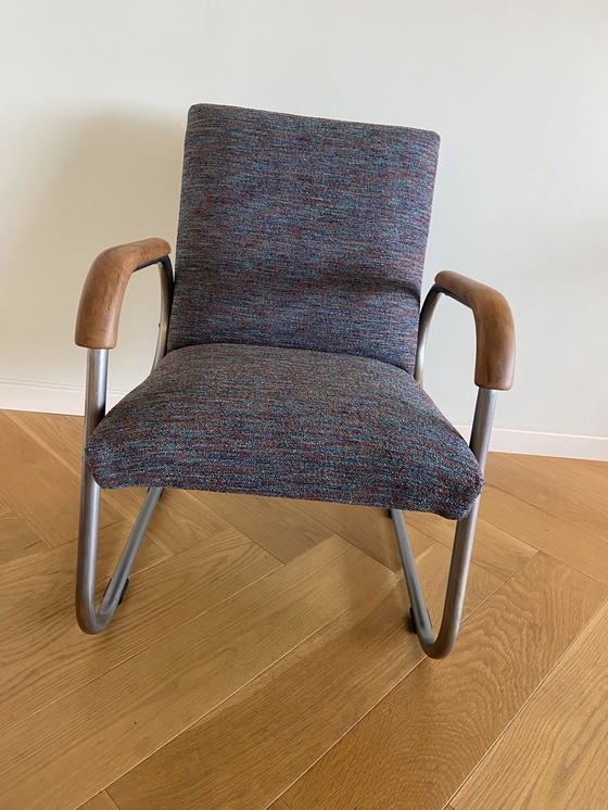 Image 1 of Vintage Fauteuil Tubular Steel 1920-1949