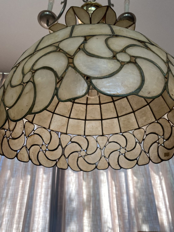 Image 1 of Vintage Capiz Hanglamp