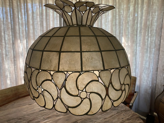 Image 1 of Vintage Capiz Hanglamp