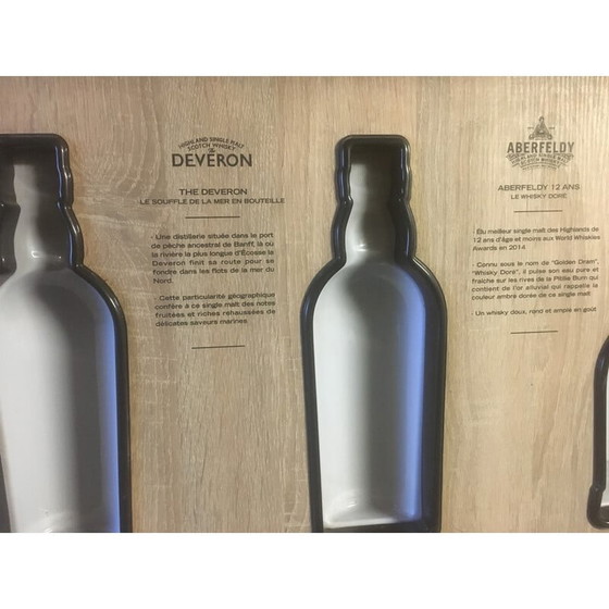 Image 1 of Vintage display voor whisky en rum in metaal en melamine