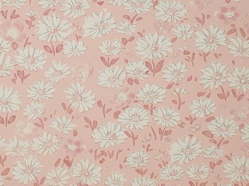 12685 Lief Roze Vintage Bloemetjes Behangpapier